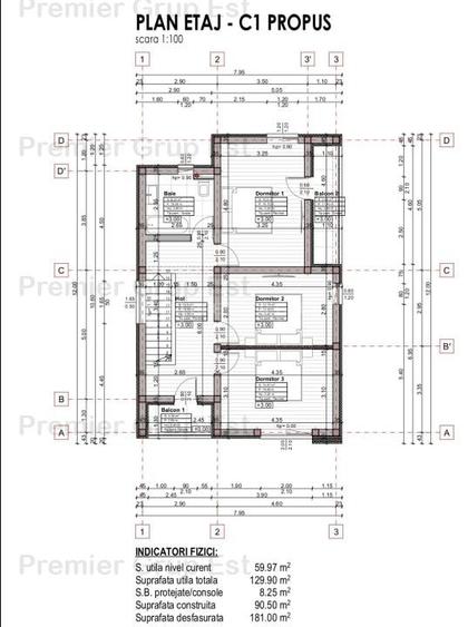 Vila 4 camere 2 băi, Bucium - Visan, 180mp - 3