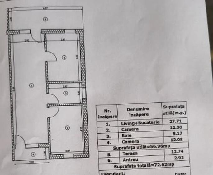 Casă cu 3 camere cu Teren 227 Mp în Central