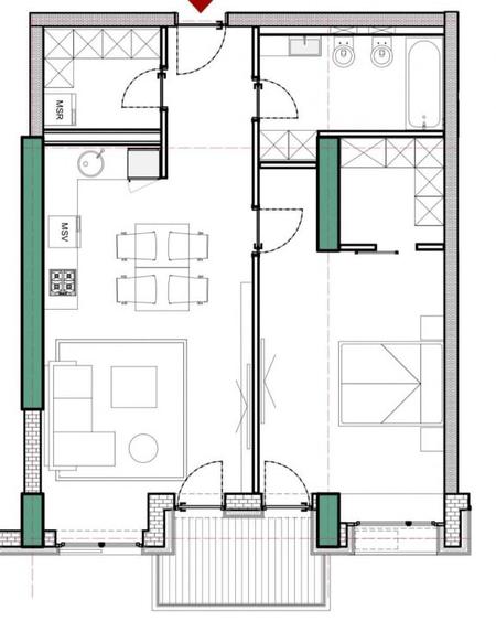 Apartament 2 camere | North Avenue Pipera | Vanzare | 2 parcari - 9