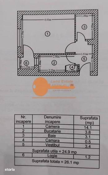 Garsonieră în Crângași