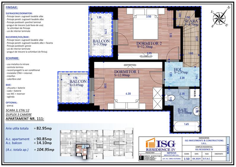 Unirii-Parcul Carol- ISG Residence IV- decomandat, constructie 2026 - 2