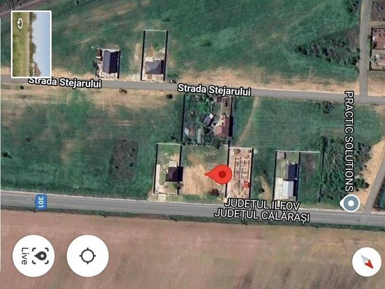 Teren intravilan Cernica la soseaua principala - 2