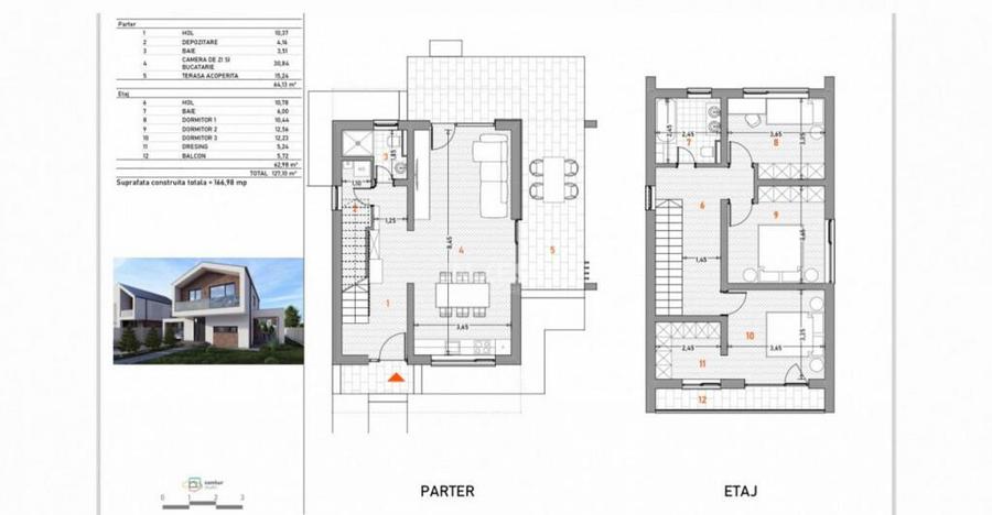 *Vila Bucium-Vi?an* - 650mp teren - *toate utilita?ile* - 14