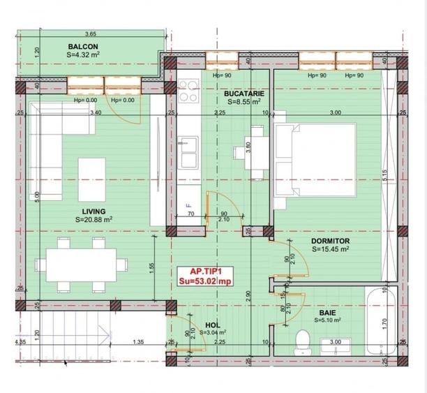 PROMOTIONAL, APARTAMENT DECOMANDAT FINALIZAT, GIROC LA ASFALT - 6