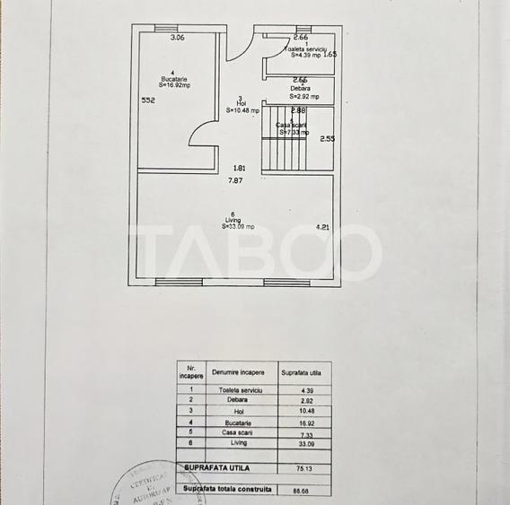 Casa moderna de vanzare mobilata 147 mpu teren 234 mp Selimbar Sibiu - 23