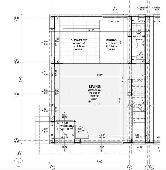 Casă cu 4 camere cu Teren 215 Mp în Șelimbăr