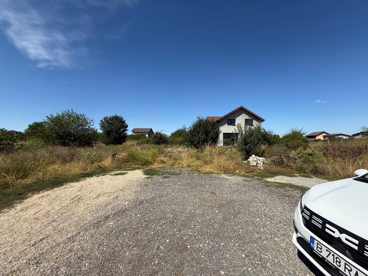 Teren Construcții intravilan de 814 mp, în Jilava
