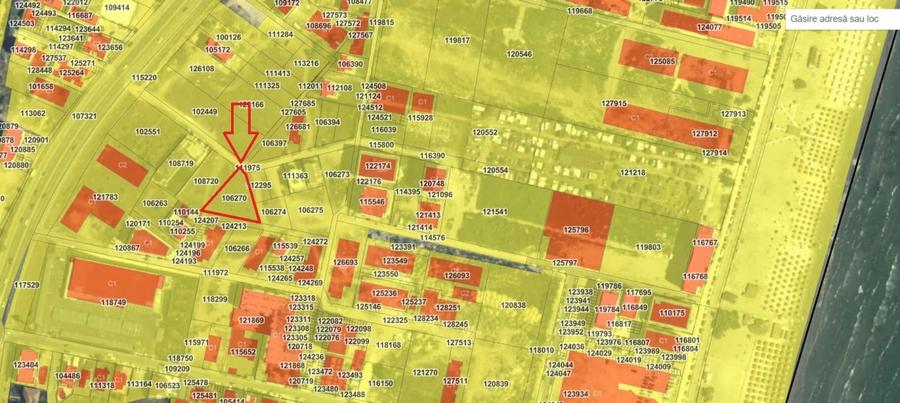 Teren Construcții intravilan de 1070 mp, în Mamaia-Sat