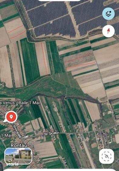 Teren de 11500 mp, în Rontău