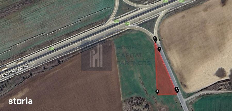 Teren intravilan 2.721 mp | Brane?ti Ilfov | Nod A2/E81 | UTR Lm1 - 1