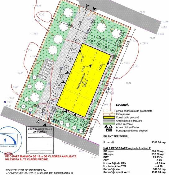 Popesti-Leordeni, teren industrial 2500mp cu autorizatie - 1