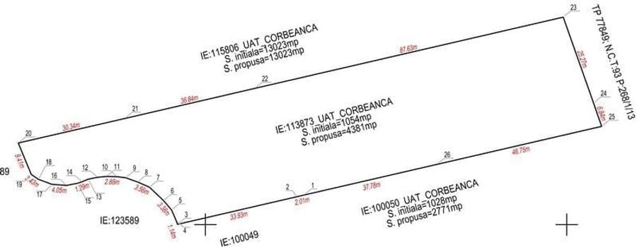 Teren de 4381 mp, în Corbeanca