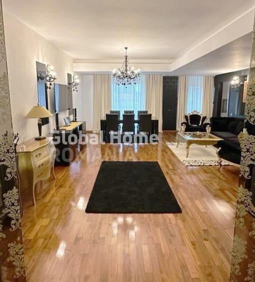 Apartament cu 3 camere semidecomandat, mobilat în Herăstrău