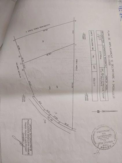 Persoana Fizica. 24100 mp, teren intravilan, sosea, baraj Solesti-Vaslui - 1
