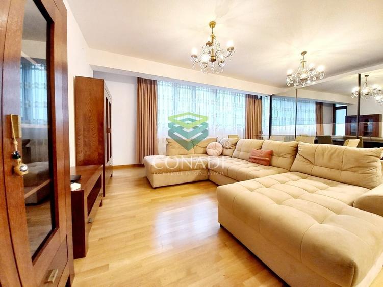 Apartament cu 3 camere decomandat, mobilat în Kiseleff