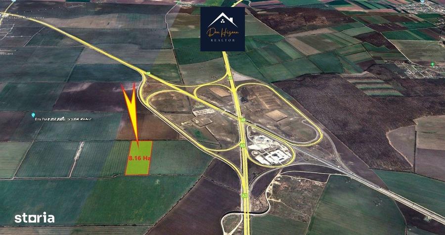 Teren Intravilan | Tunari 8,16 Ha | Nod A0-A3 | Terminal 2 Otopeni - 4