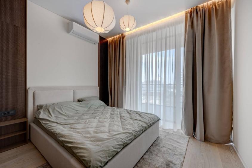 Apartament cu 2 camere semidecomandat, mobilat în Barbu Văcărescu