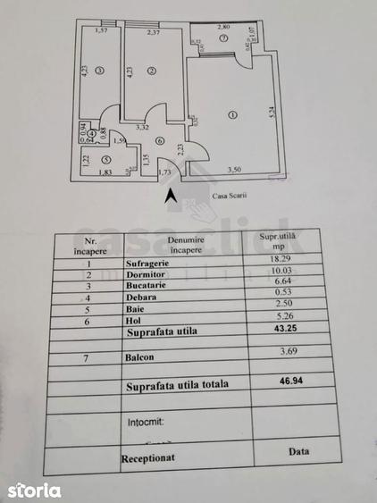 Apartament cu 2 camere în Faleză