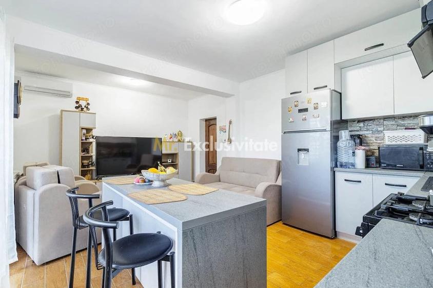 Apartament cu 3 camere semidecomandat în Adunații-Copăceni