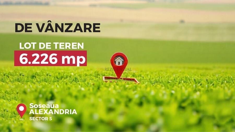 Teren Construcții intravilan de 6226 mp, în Alexandriei