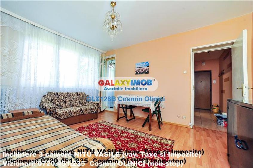 Apartament cu 3 camere semidecomandat, mobilat în Berceni