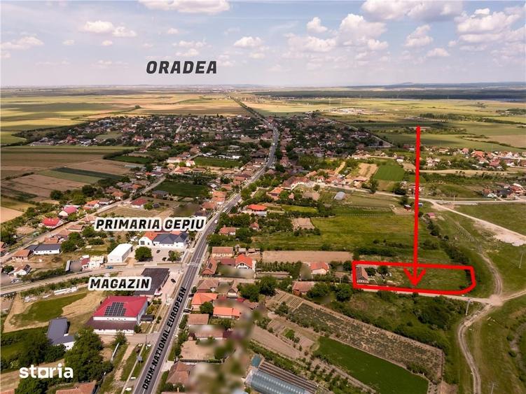 Casă cu 3 camere cu Teren 3014 Mp în Girișu de Criș