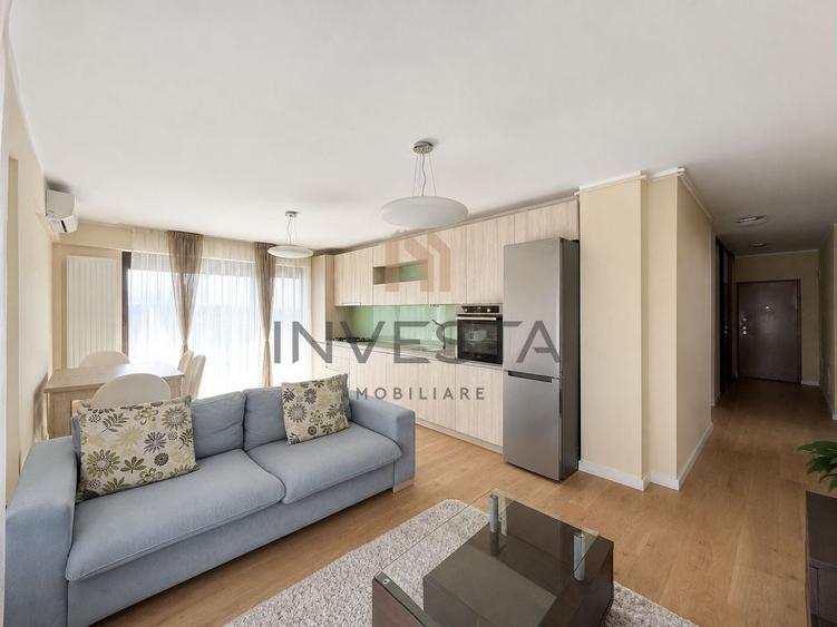 Apartament cu 4 camere semidecomandat, mobilat în Bună Ziua