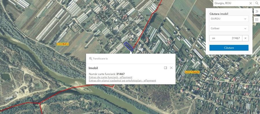 Teren agricol intravilan de 3908 mp, în Colibași