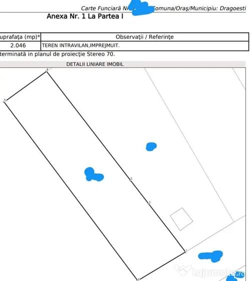 Teren intravilan de vanzare in Dragoesti Ialomita - 2