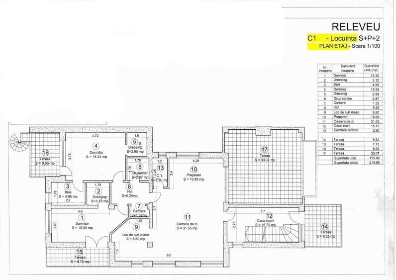 Casă cu 8 camere cu Teren 600 Mp în Ultracentral