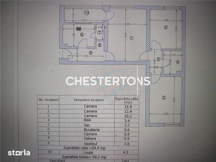 Apartament 3 camere parter inalt, zona dinamica Nitu VasileBerceni - 8