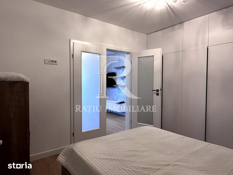 Apartament cu 3 camere, mobilat în Salca