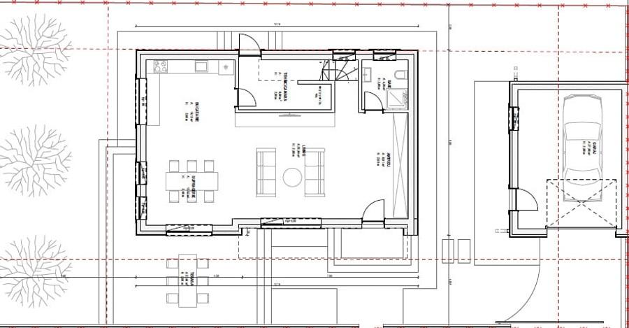 Casă individuală cu 4 camere cu Teren 500 Mp în Luna de Sus