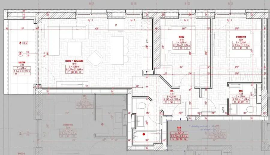 3 camere luminoase, cu bucătărie open-space, Grigorescu - 13