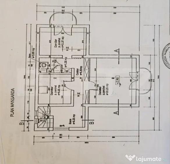 Casă cu 4 camere cu Teren 1232 Mp în Central