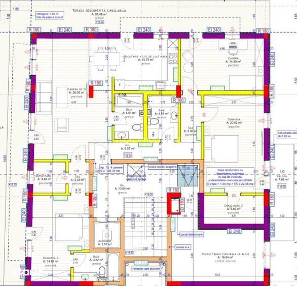 Penthouse, bloc nou, semifinisat, Iris