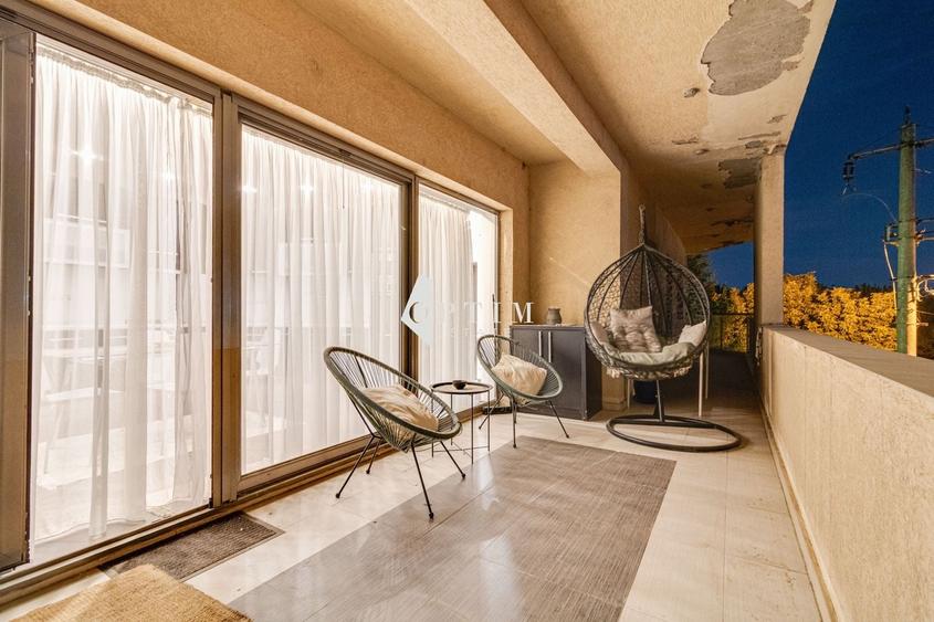 Apartament cu 3 camere semidecomandat, mobilat în Exterior Nord