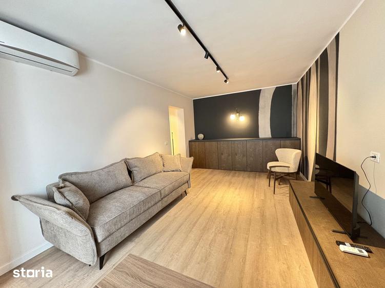 Apartament cu 2 camere, mobilat în Domenii