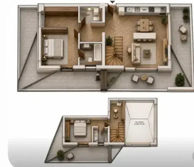 Duplex 3 camere | 5 terase | Smart Home |Metroul Pipera I Comision 0% - 11