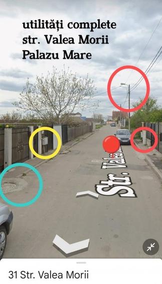 Teren Construcții de 500 mp, în Palazu Mare