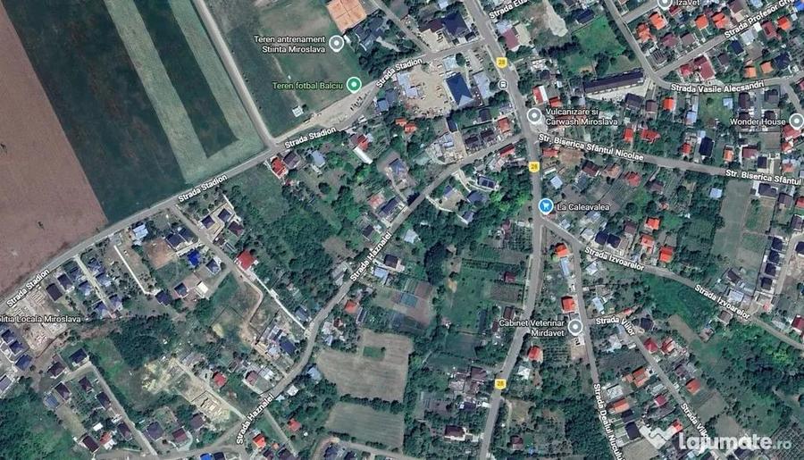 TEREN intravilan MIROSLAVA -Balciu , 930 MP, 89.900 EURO - 1
