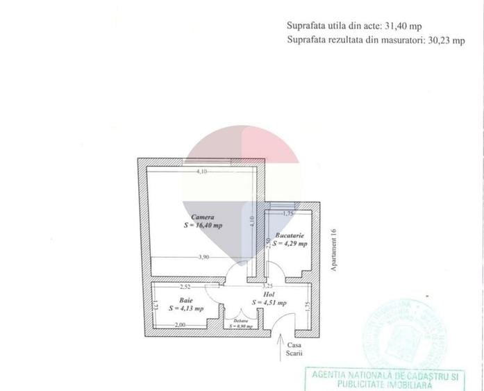 Garsonieră decomandată, mobilată în Peninsula