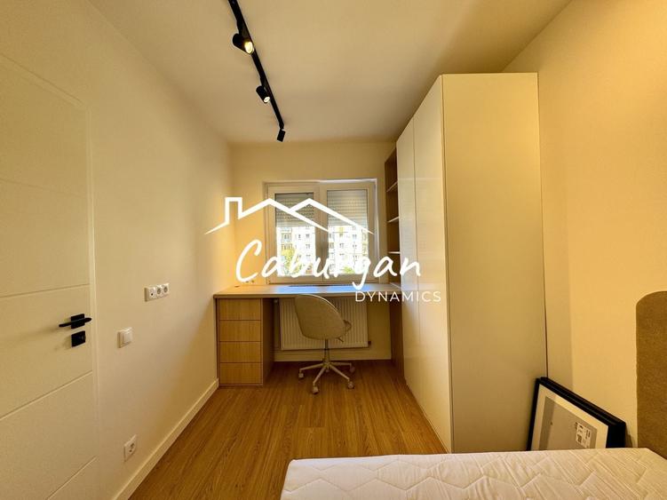 Apartament cu 2 camere nedecomandat, mobilat în Mihai Viteazul