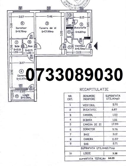 Apartament cu 2 camere semidecomandat în Drumul Taberei