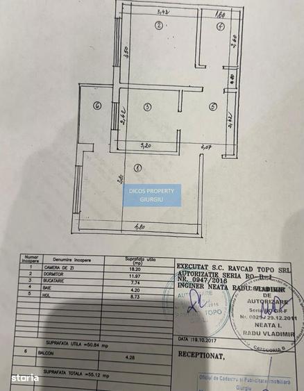 Apartament cu 2 camere în Central