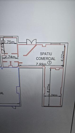 Spațiu comercial, de 70 mp, în 22 Decembrie