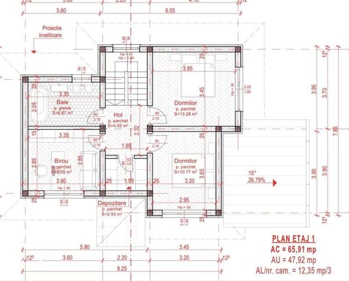 Casă cu 4 camere cu Teren 370 Mp în Miroslava