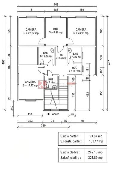 Spațiu comercial, de 245 mp, în Centrul Civic