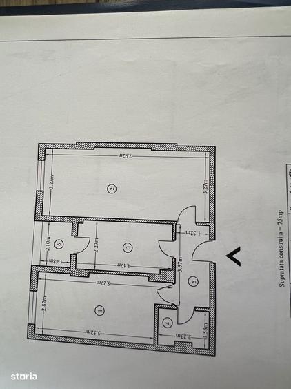 Apartament cu 2 camere decomandat în Central