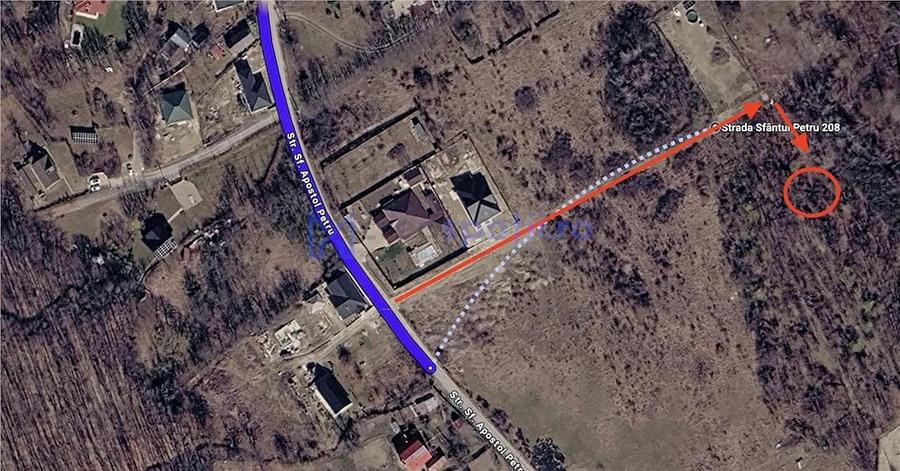 Teren de 874 mp, în Bârnova